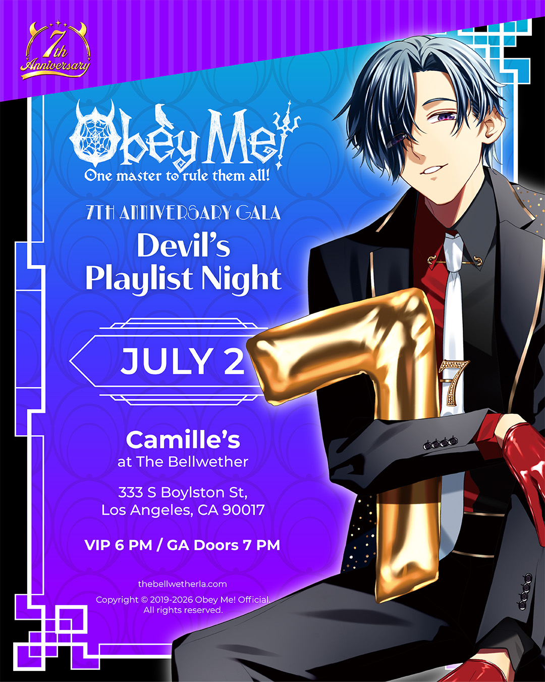 Obey Me! 7th Anniversary Gala