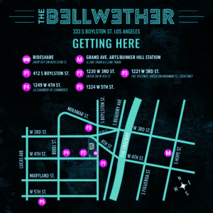 Parking at The Bellwether, Los Angeles